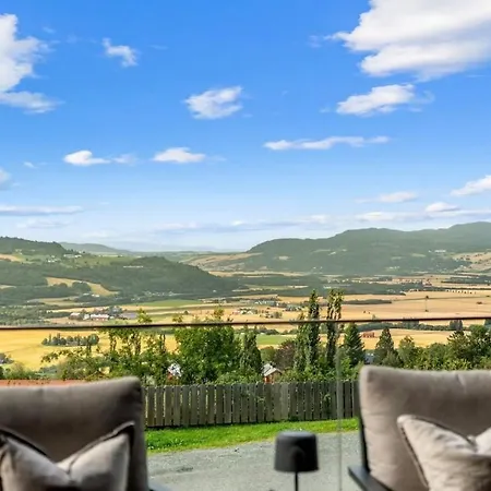 Panorma View Near Trondheim - Modern Cozy Melhus