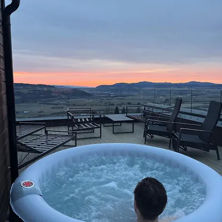 度假居 Panorma View Near Trondheim - Modern Cozy Melhus