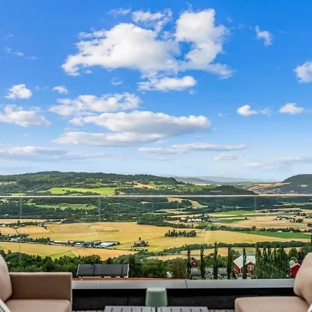 Panorma View Near Trondheim - Modern Cozy