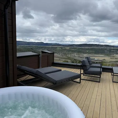 Panorma View Near Trondheim - Modern Cozy 度假居 *