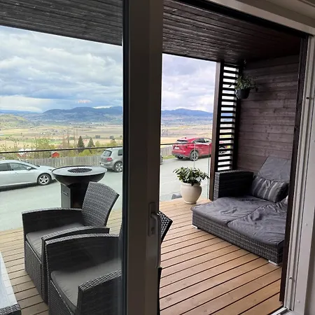 度假居 Panorma View Near Trondheim - Modern Cozy *